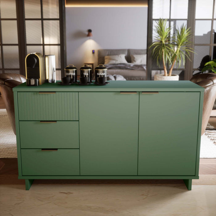 Buffet moderne Granville 55\" en vert sauge