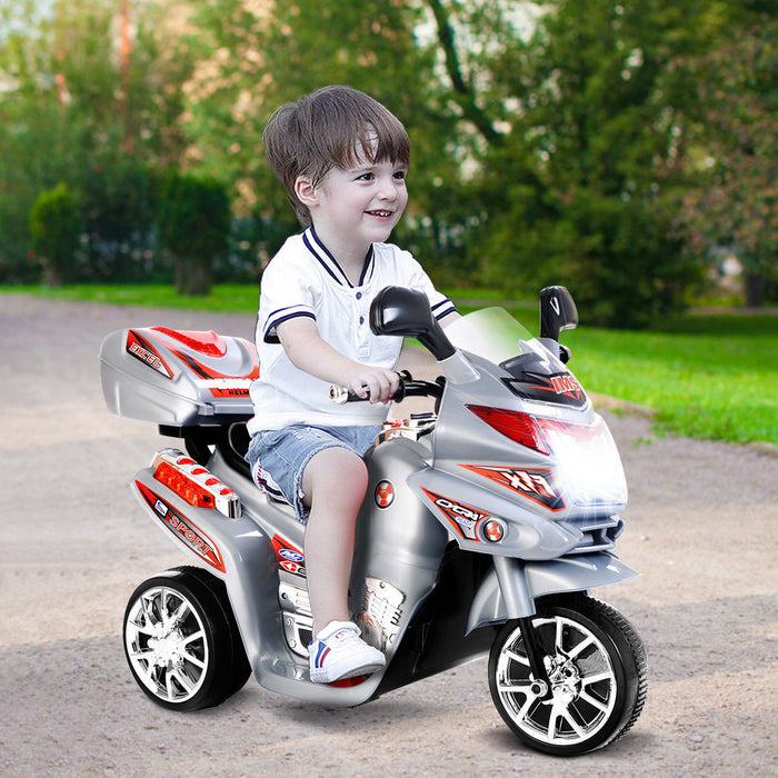 Moto Electrique A 3 Roues Pour Enfants Alimentation Par Batterie 6v Jouet Electronique