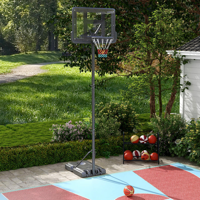 Soozier Panier De Basket Portable, Au Bord De La Piscine Ou Dans Le Jardin