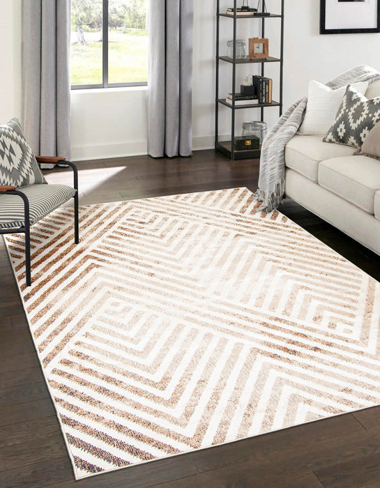 Carpette Lana ivoire - 5 pi 0 po x 8 pi 0 po 
