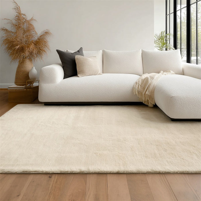 Tapis Lavable/Moelleux Argo 5'0\" x 7'6\" en Creme