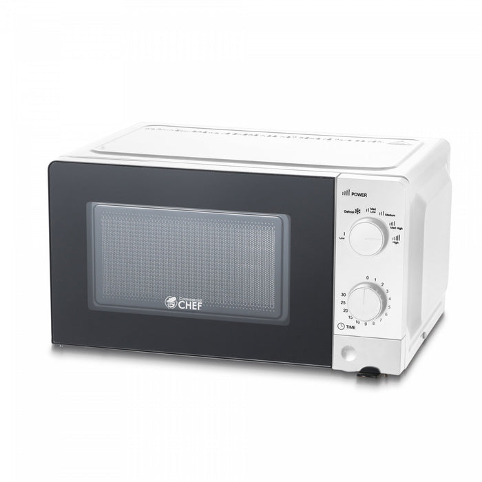 Four a micro-ondes de comptoir Commercial Chef serie CHM, 0,6 pi³, CHM660W, blanc
