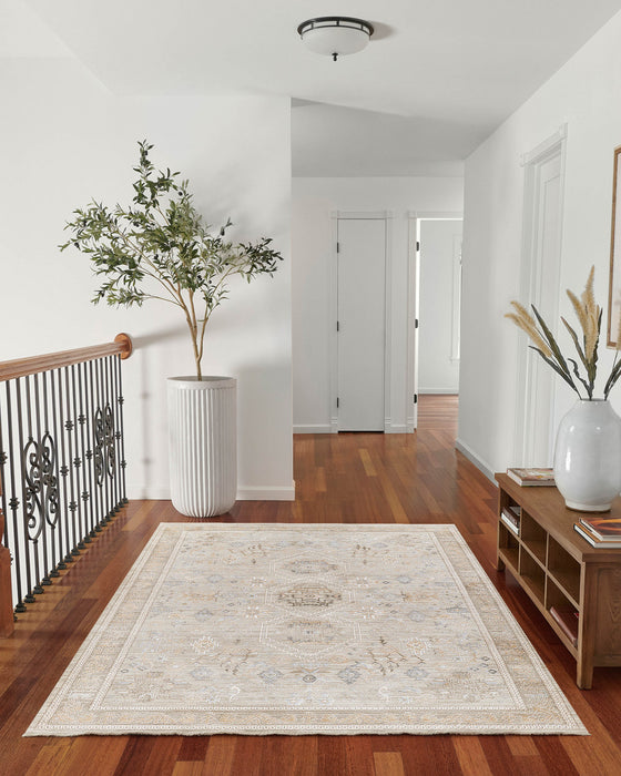 Tapis Traditionnel Eleanor 7'10\" x 10'10\" en Gris