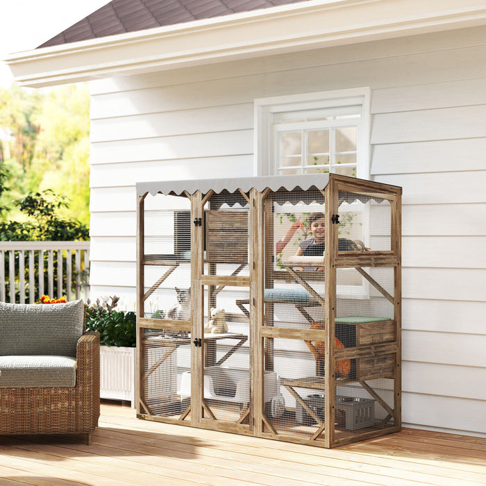 Catio Outdoor Cat Enclosure With Window Access