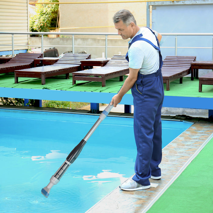 Outsunny Aspirateur De Piscine Sans Fil , Nettoyeur De Piscine Portatif