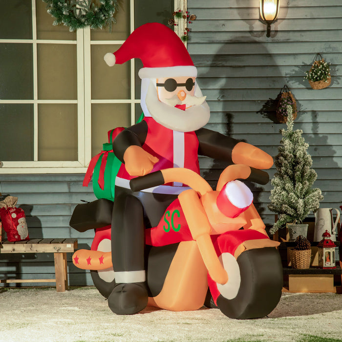Homcom Pere Noel Gonflable Camouflage