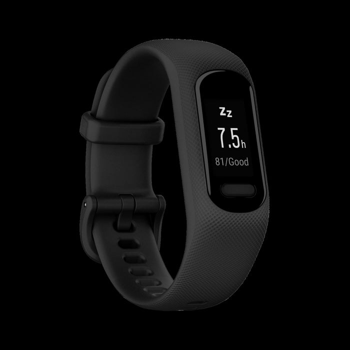 Garmin Vivosmart® 5 Montre Connectee Gps - Suivi De Fitness Avec Boitier Noir Et Bracelet En Silicone Noir