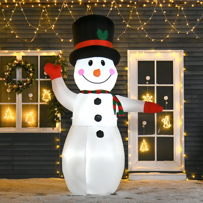 Homcom Bonhomme De Neige Gonflable
