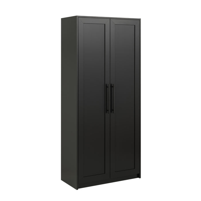 Armoire de rangement Elite Premium Home avec 5 tablettes - noire