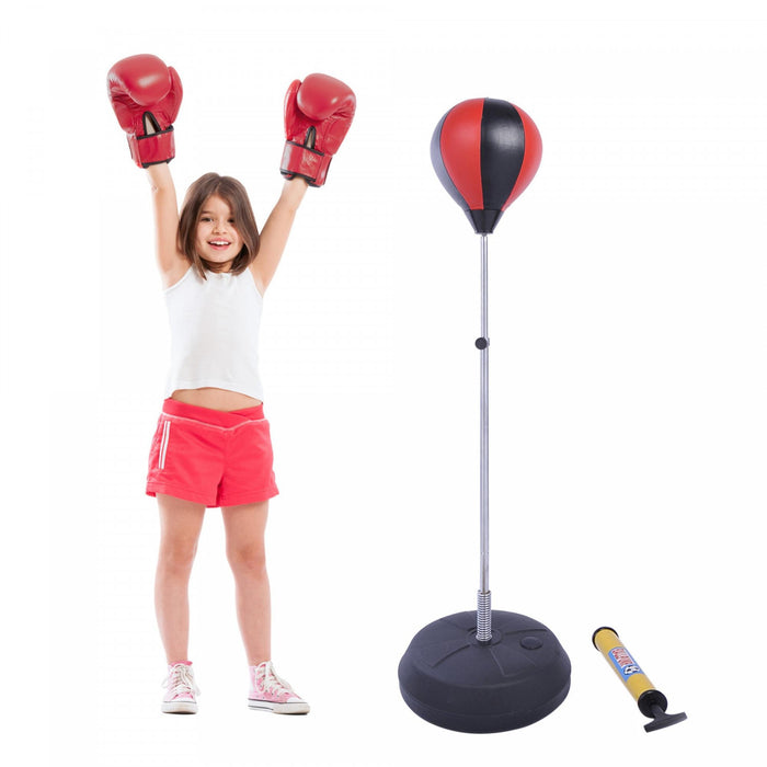 Sac De Boxe Reglable Soozier, Ballon De Vitesse D’entrainement Avec Gants