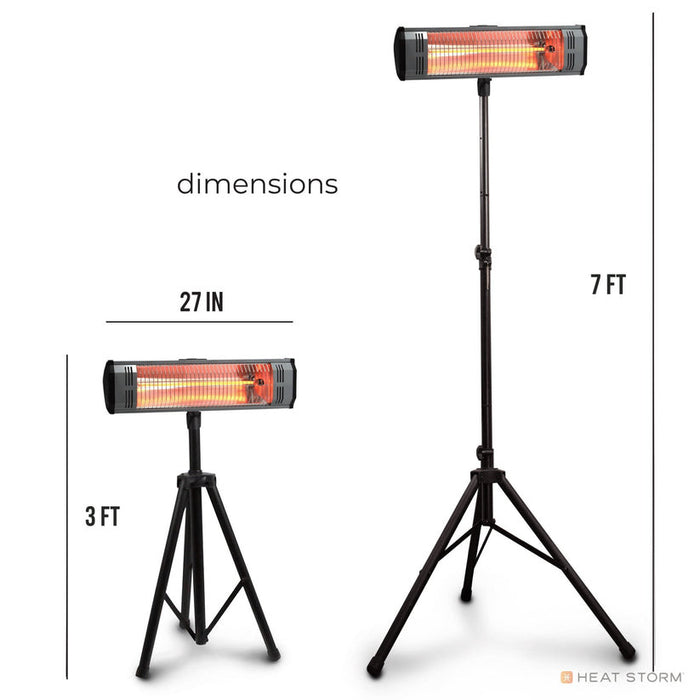 Chauffage infrarouge etanche Heat Storm 1500W Tradesman