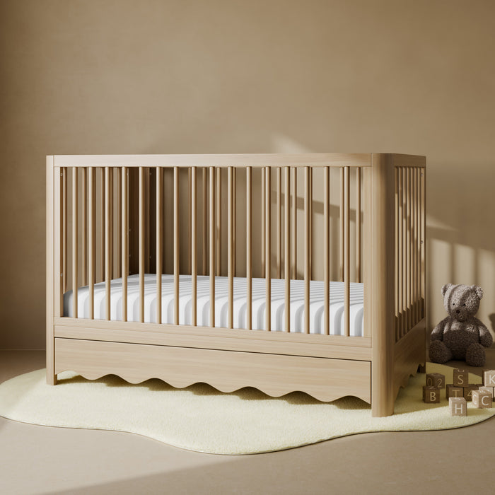 Storkcraft Casablanca Lit de bebe convertible 5-en-1 de luxe avec tiroir - Bois clair