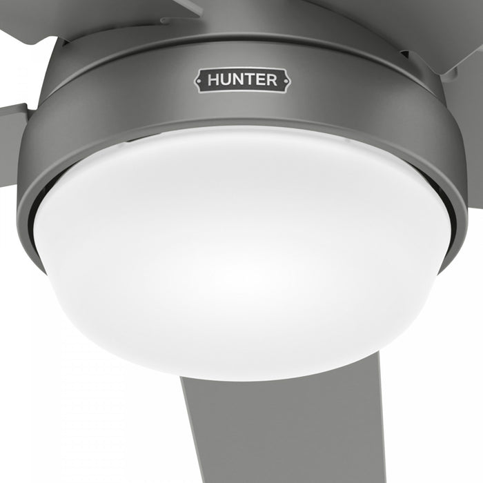 Ventilateur de plafond Aerodyne avec luminaire - Gris