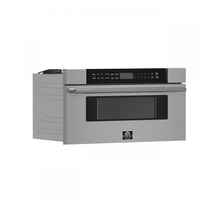 Tiroir micro-ondes Capoliveri 30 pouces, acier inoxydable, 1,2 pi³ - FMWDR3000-30