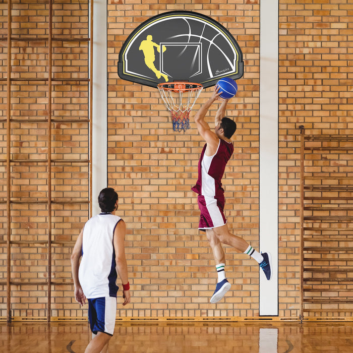 Soozier Panier De Basket-ball Mural Pour L'interieur Et L'exterieur