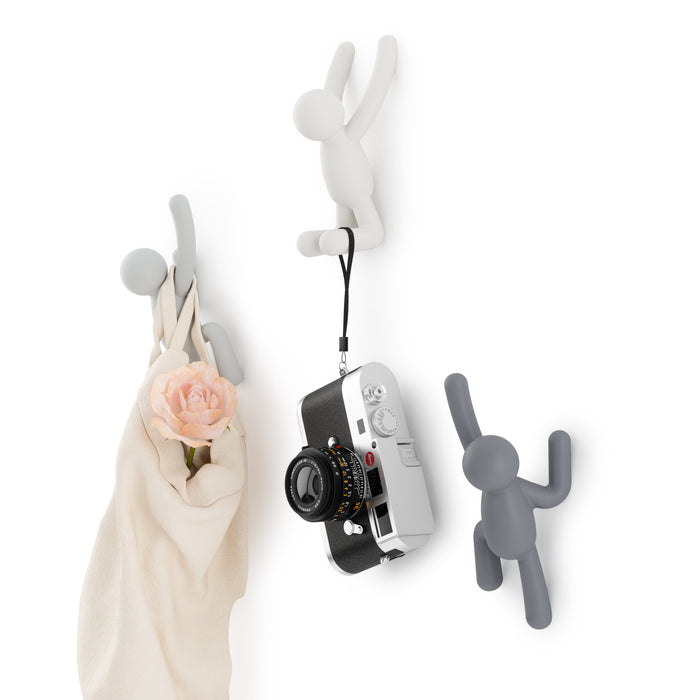 Crochets muraux Buddy de Umbra - blancs et gris