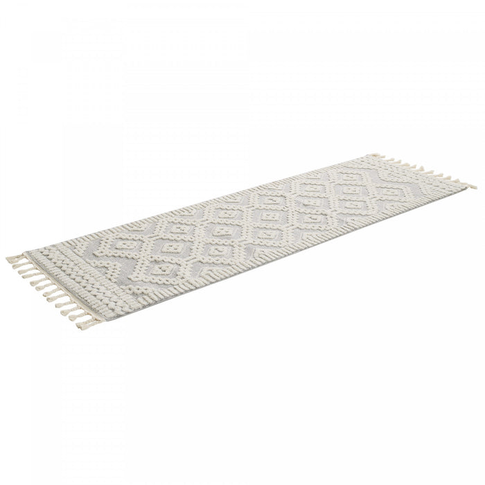 Carpette à poil long Quinto Moroccan Quatro - 2 pi 7 po x 8 pi 