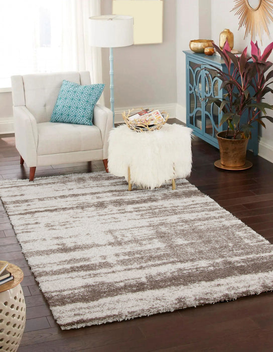 Carpette Brindie ivoire - 5 pi 0 po x 8 pi 0 po  