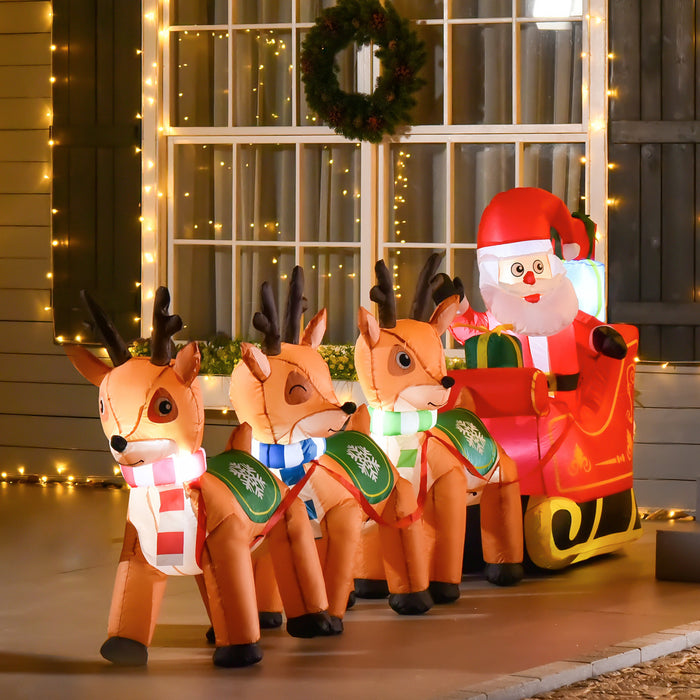 Homcom Decoration Gonflable De Noel