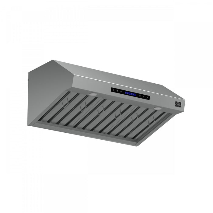 Hotte murale Palazzo de 36 po en acier inoxydable, filtres a chicanes robustes-FRHWM5030-36
