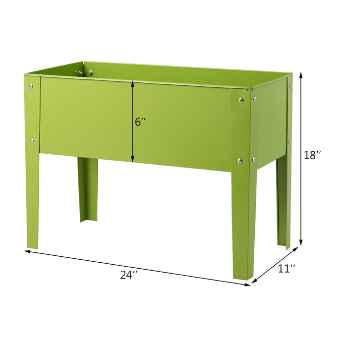 Support Pour Plantes De 61 X 30,5 Cm Costway, Jardiniere Surelevee, Bac A Fleurs Sureleve