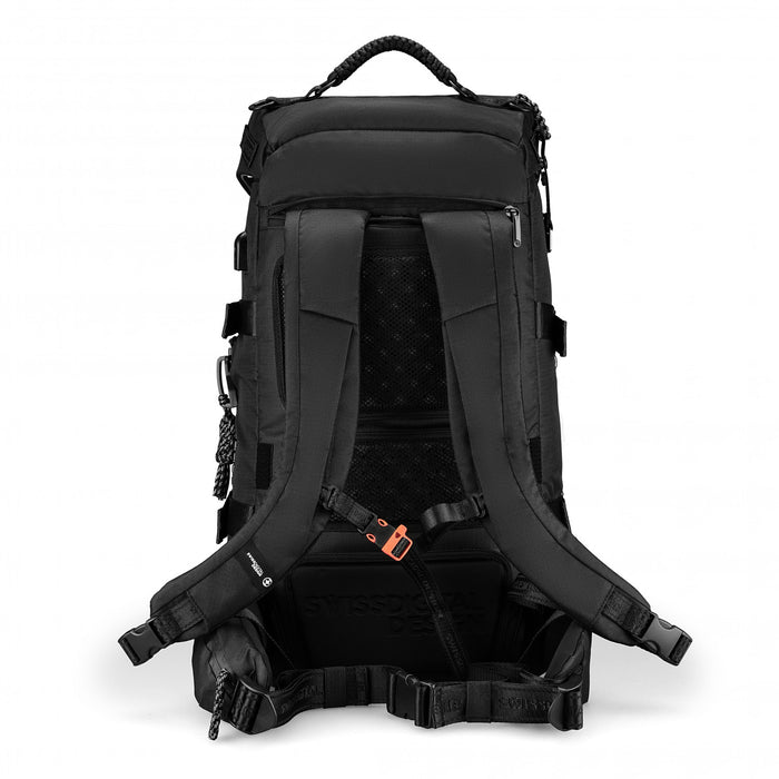 Sac a dos Swissdigital Balerna XL – Sac de 44L, SDD Finder, resistant a l'eau, ecologique, systeme hybride, rangement pour le ski