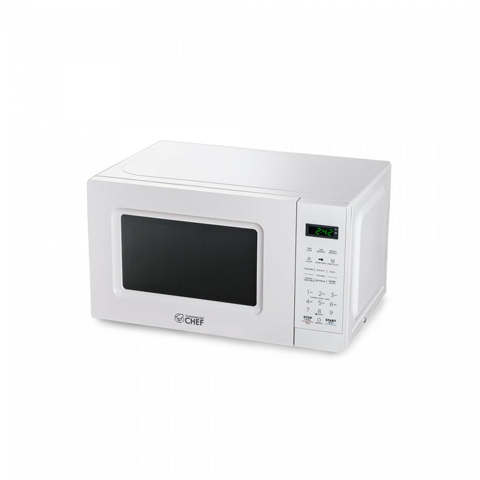 Four a micro-ondes de comptoir Commercial Chef serie CHM, 0,7 pi³, CHM7MW, blanc