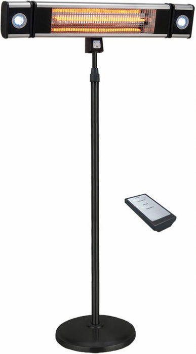 Radiateur de terrasse électrique à DEL et à infrarouge Energ+ - HEA-218CSLR