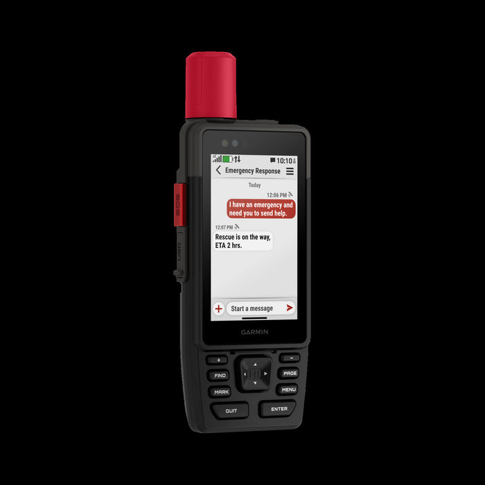Garmin GPSMAP H1i Plus Satellite Handheld avec inReach - Communicateur d'aventure, messagerie SOS, controle vocal, reseau Iridium mondial, partage LiveTrack