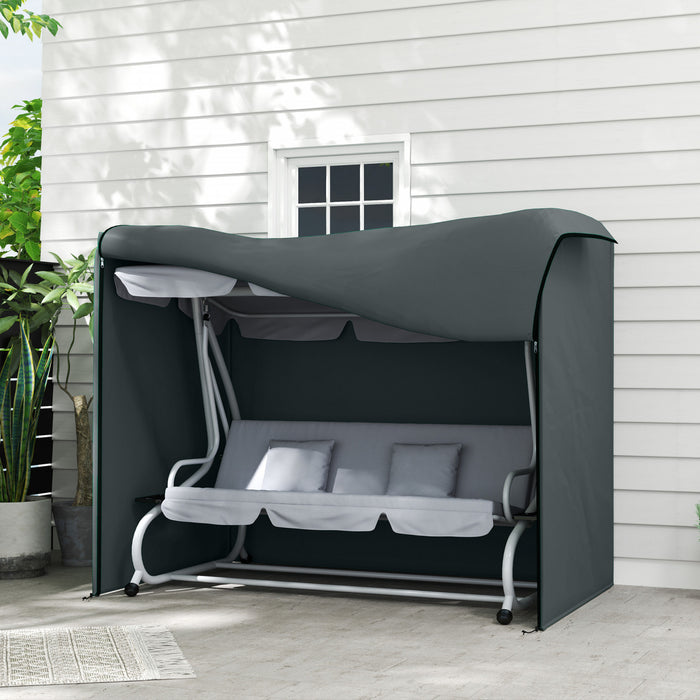 Outsunny Housse pour Balancelle de Jardin 3 Places, Impermeable 420D