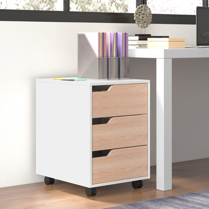 Homcom Classeur 3 Tiroirs