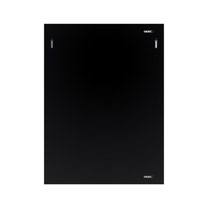 Clamp Miroir Rectangulaire Tout Verre à Double Biseau de 30 Pouces en Chrome