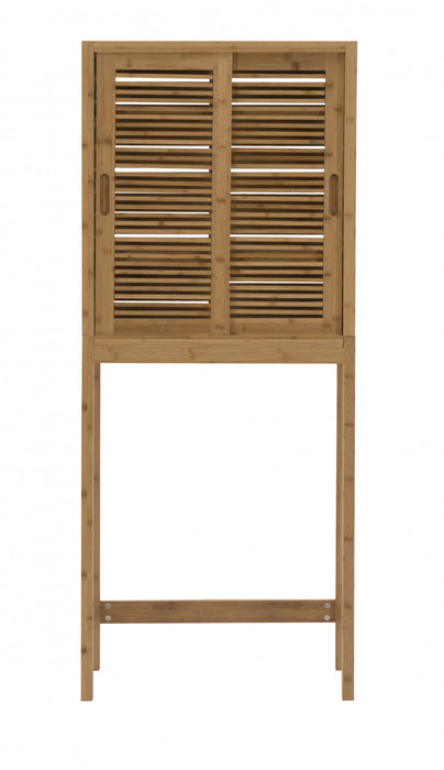 Armoire décorative à économie d’espace Bracken en bambou - naturelle