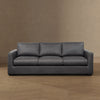 Cleo Contemporary 96" Upholstered Sofa in Pewter | Canape contemporain Cleo 96" en tissu, coloris etain