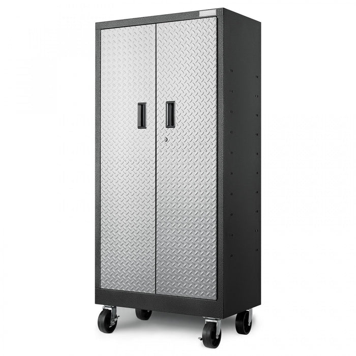 Armoire haute GearBox de série Premier de Gladiator - bande de roulement argentée