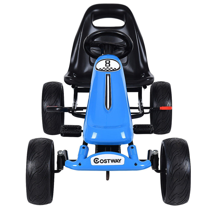 Kart A Pedales Pour Enfant Costway