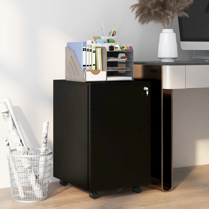 Vinsetto Classeur Vertical A 3 Tiroirs Pour Lettre A4 Format Legal