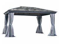 Gazebo Penguin Venus - Gazebo 12x16 Toit de polycarbonate
