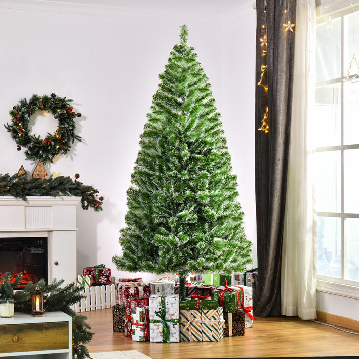 Homcom Arbre De Noel Artificiel De 7 Pieds Avec 968 Pointes