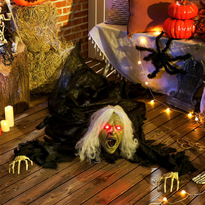 Outsunny Zombie Rampant Anime D'halloween 72\", Accessoires De Fete