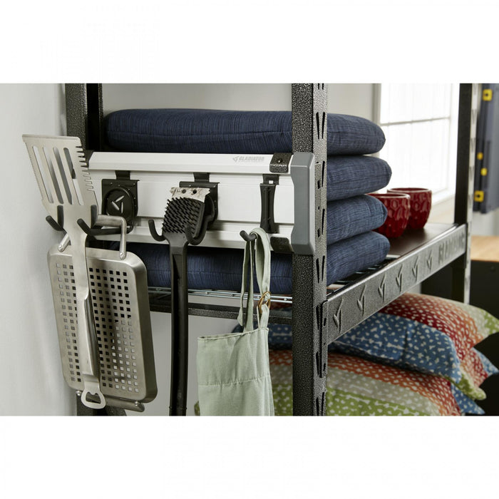 Trousse de rayonnage GearTrackMD de Gladiator - gris clair