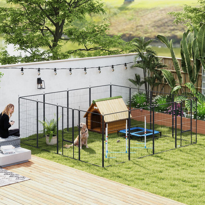 31.5\" parc portable pour animaux