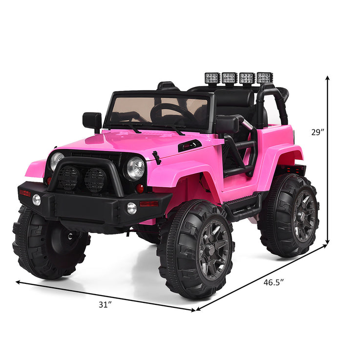 Voiture Electrique Pour Enfant 12v Costway – Bluetooth – Telecommande – Lecteur Mp3