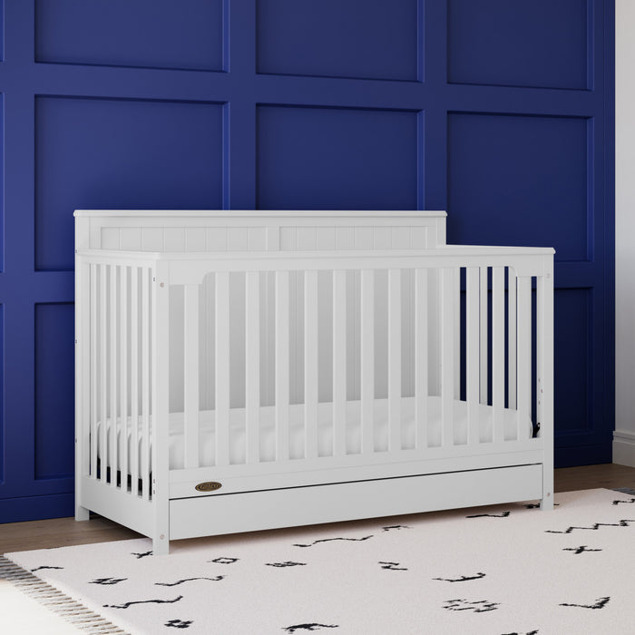 Graco Hadley Lit de bebe convertible 5-en-1 avec tiroir - Blanc
