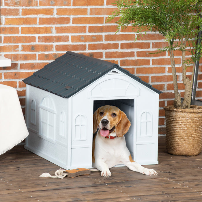 Niche Pour Chien En Plastique Niche Etanche Pour Chien, Bleu