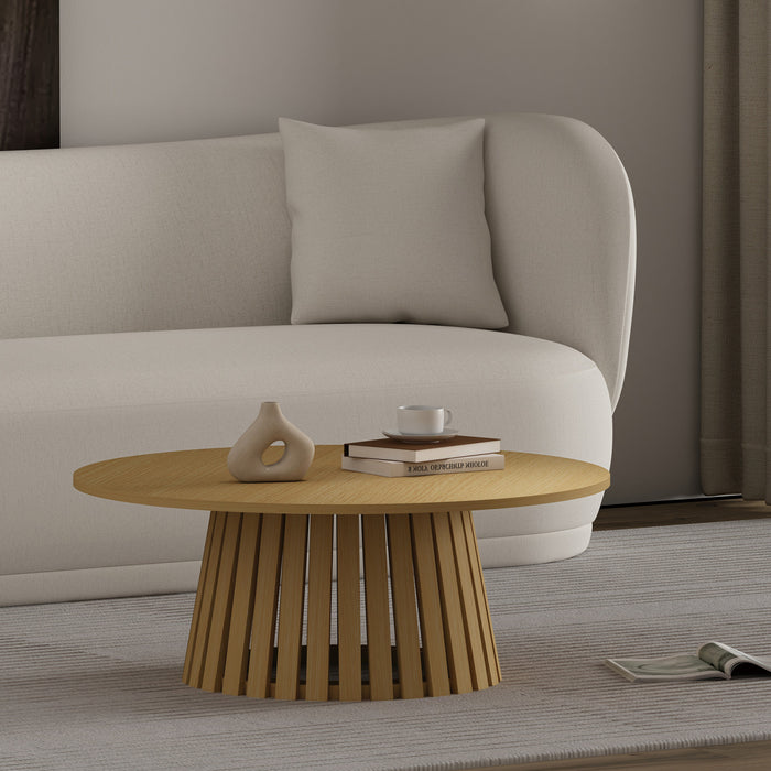Table basse Layla style scandinave moderne en chene clair