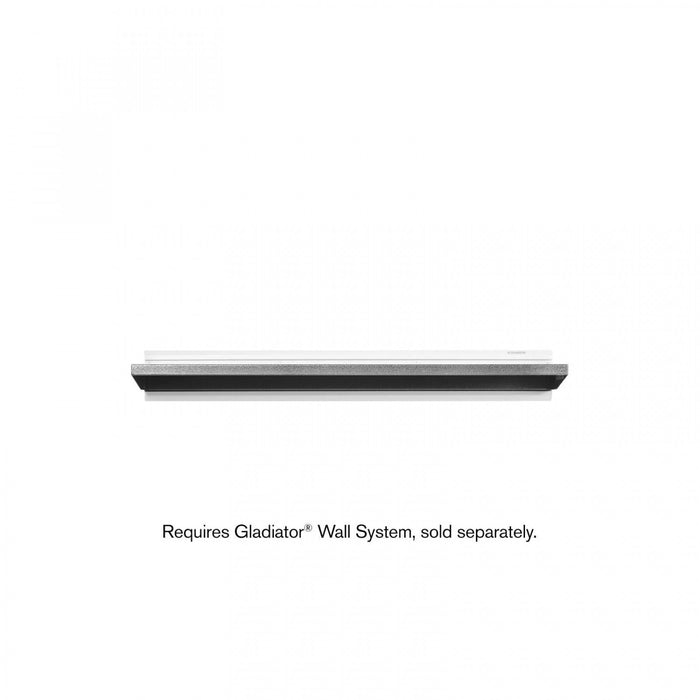 Tablette pleine de 48 po de Gladiator - granite martelé