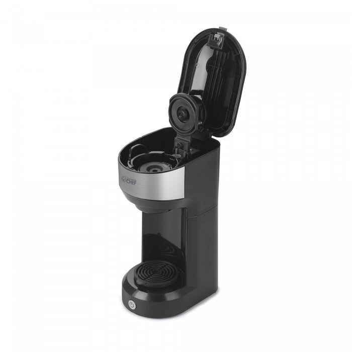 Cafetiere a dosettes individuelles CHCM1B, avec filtre, noire