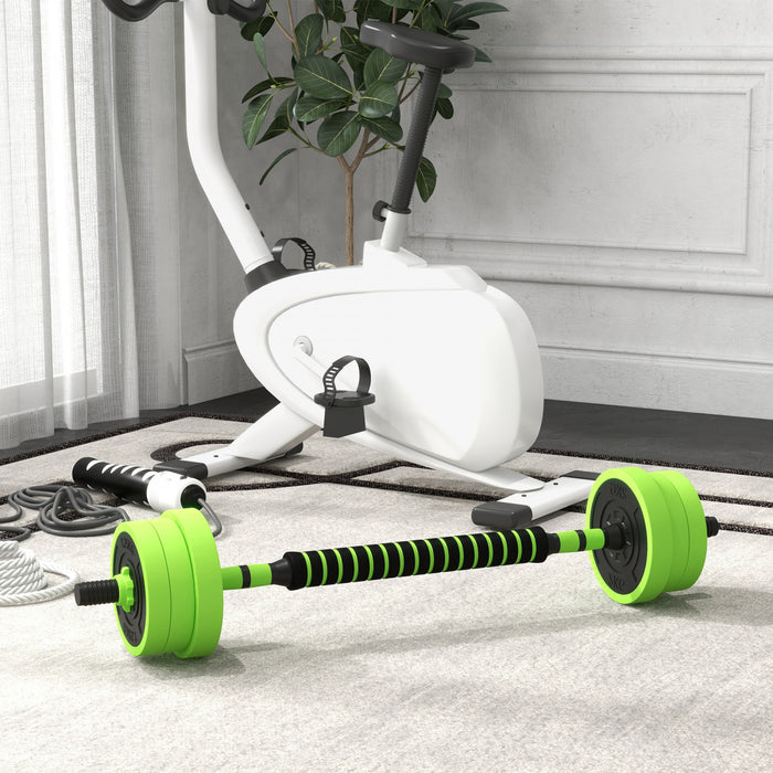 Soozier Ensemble d'halteres 4 en 1 de 88 lb, support de pompe pour halteres