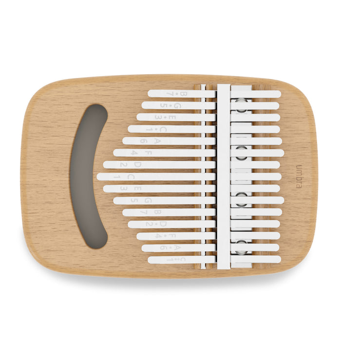 Kalimba Strumba de Umbra - blanc et naturel